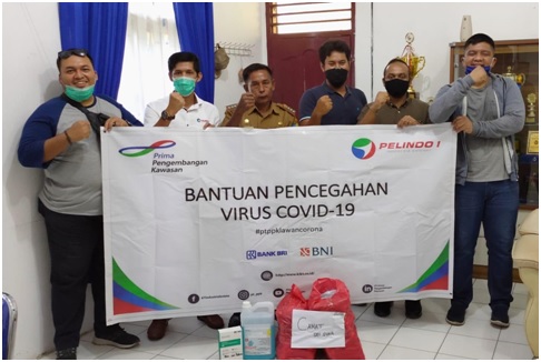 Distribution of Covid-19 Prevention Assistance in Kuala Tanjung, Batu Bara District