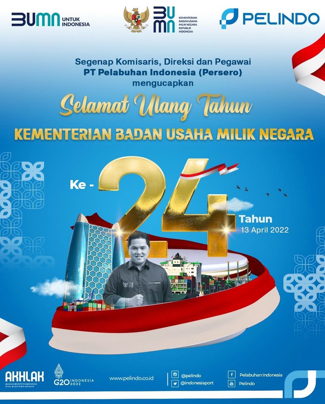 24th Anniversary of the BUMN Ministry